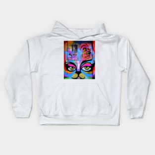 Harlem Kitty #1a Kids Hoodie